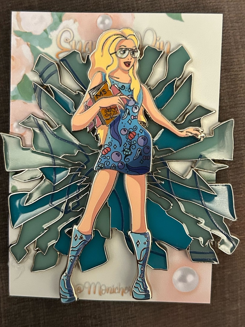 Disney Cinderella x Gloria Steinem fantasy pin
